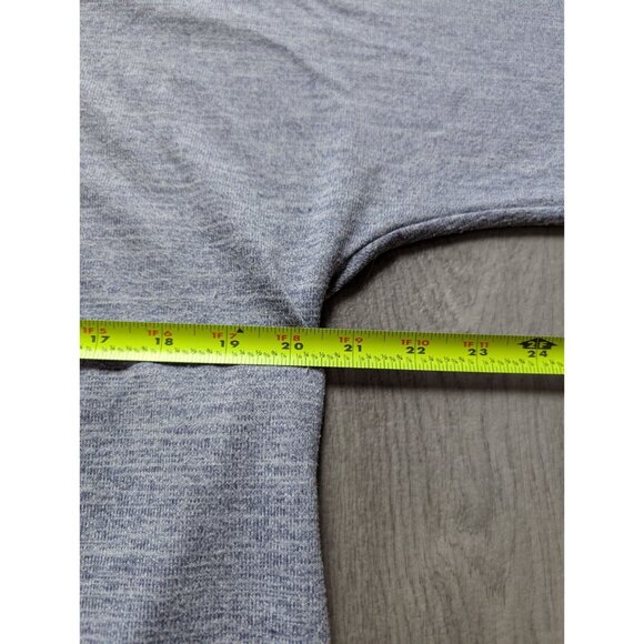 Talbots Petite Heather Gray Short Sleeve Knit Top Size L/P - Picture 8 of 8